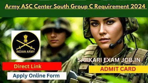 Army ASC Center South Group C Requirement 2024