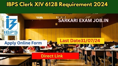 IBPS Clerk XIV 6128 Vacancy  2024
Short Notification Job Alert