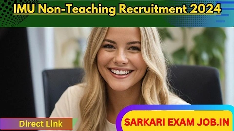 IMU Non-Teaching Recruitment 2024